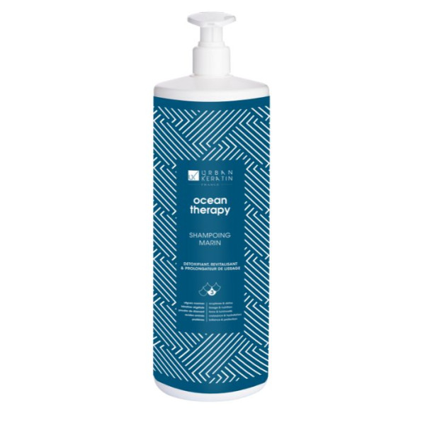 Shampoo Detox con Alghe Prolungamento Lisciante Ocean Therapy Urban Keratin 1000ml