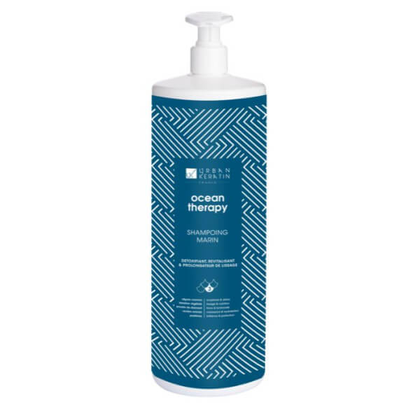 Shampooing Détoxifiant aux Algues Prolongateur de Lissage Ocean Therapy Urban Keratin 1000ml