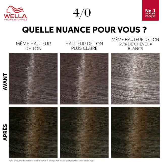Kleuringset Naturel Middenbruin Color Touch Fresh-Up 4/0 van Wella.