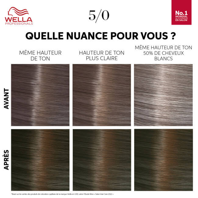 Kit de coloração Castanho Claro Color Touch Fresh-Up 5/0 Light Brown Wella