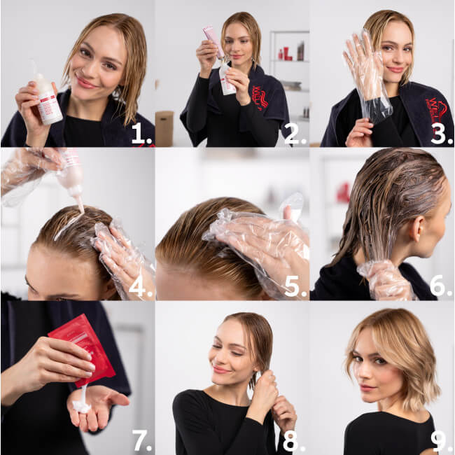 Kit di colorazione Biondo Chiaro Light Blonde Color Touch Fresh-Up 8/0 Wella