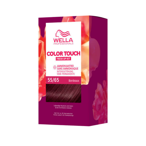 Haarkleurset Licht Kastanjebruin Intens Violet Mahoniebruin Color Touch Fresh-Up 55/65 Wella Haarkleurset Licht Kastanjebruin Intens Violet Mahoniebruin Color Touch Fresh-Up 55/65 Wella