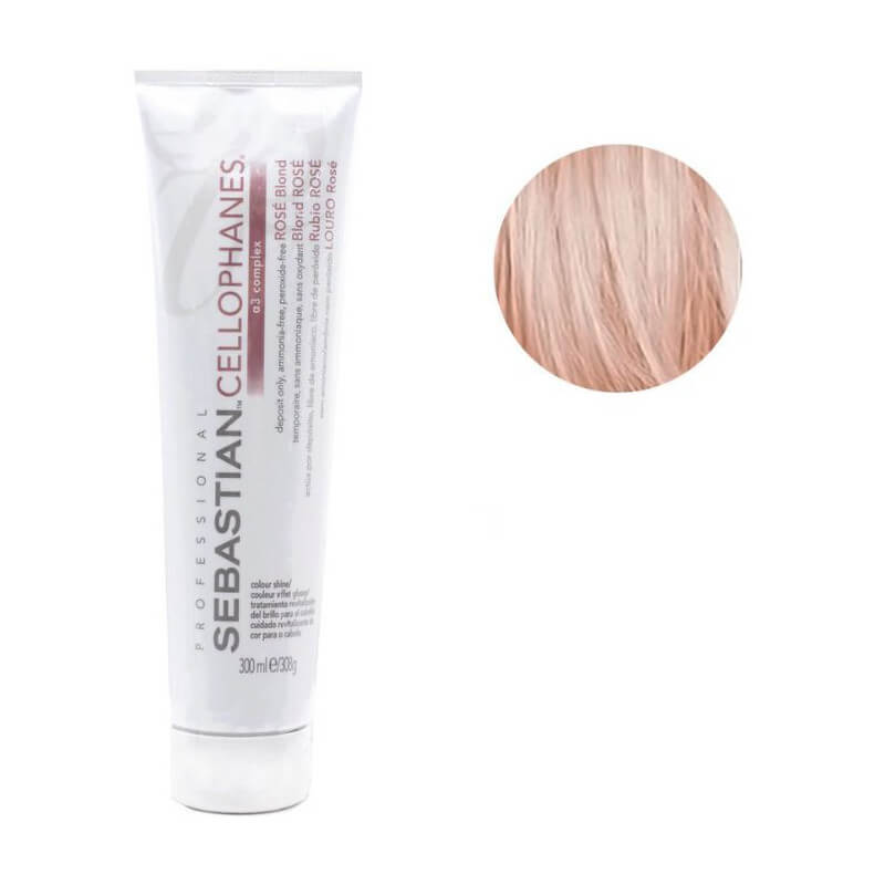 Tratamento colorante Cellophanes Rosé Blond Sebastian 300ML