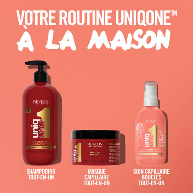 Alles-in-één verzorging voor krullen UniqOne Revlon 230ML