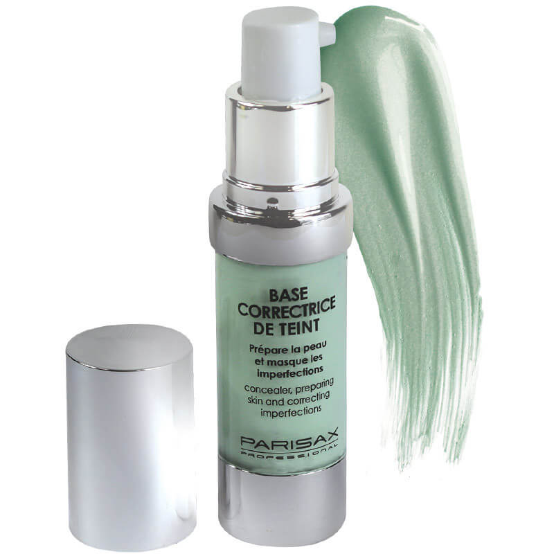 Base corretora de tom de pele verde Parisax