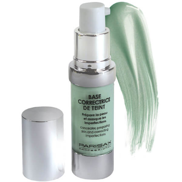 Base correctora de maquillaje verde Parisax