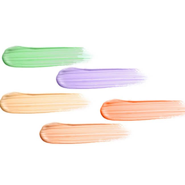 Paleta corretora de creme -5 tonalidades Parisax