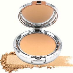 Poudre compact avec houpette 2 en 1 vanille  Parisax