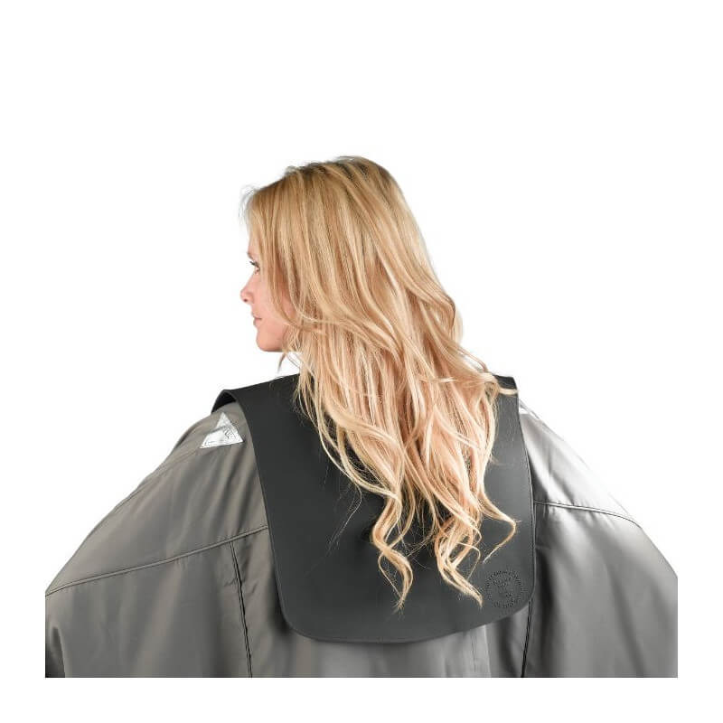 Capa de corte Bob Tuo Stylist Longa Preta PVC 53x45 cm Capa de corte Bob Tuo Stylist Longa Preta PVC 53x45 cm