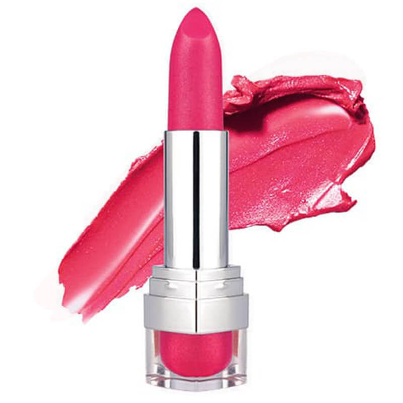 Roze-fuchsia parelmoer lippenstift van Parisax.