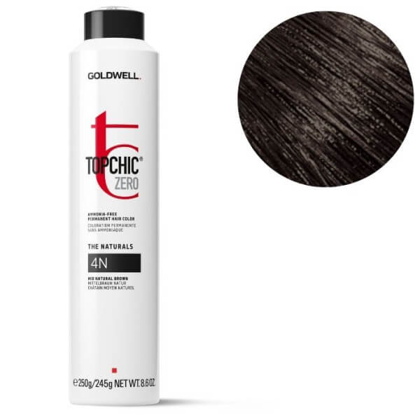 Kleuring Topchic Zero 4n middenbruin Goldwell 250ml Kleuring Topchic Zero 4n middenbruin Goldwell 250ml