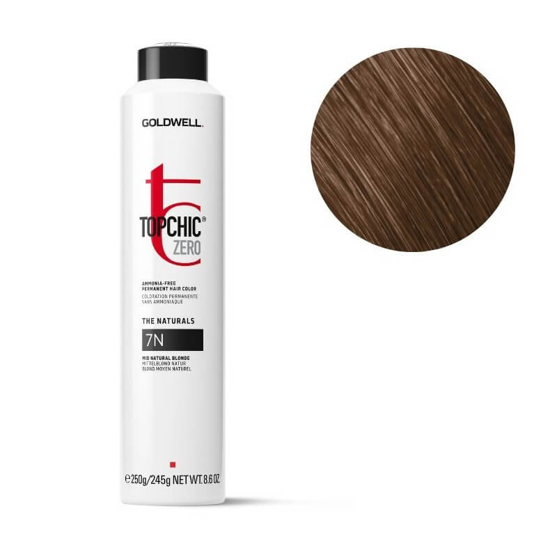 Coloração Topchic Zero 7n loiro médio Goldwell 250ml