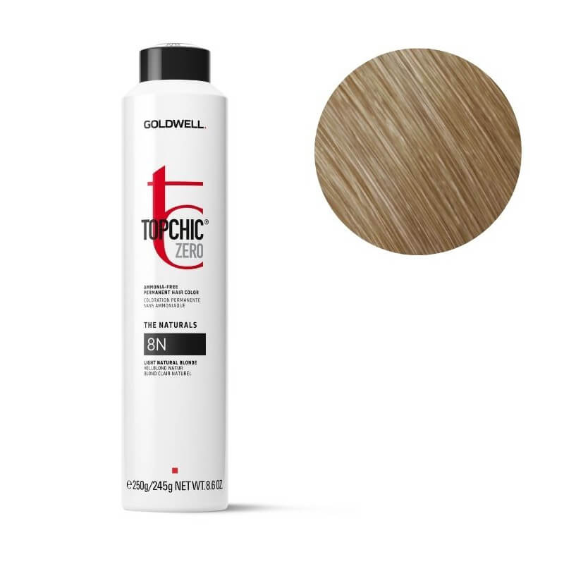 Kleuring Topchic Zero 8n lichtblond Goldwell 250ml