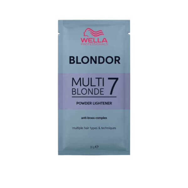 copia della decolorante in polvere Multiblonde Powder Blond Wella da 30g