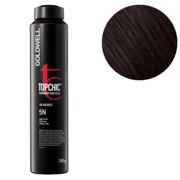 Coloration Topchic 5n châtain clair Goldwell 250ml