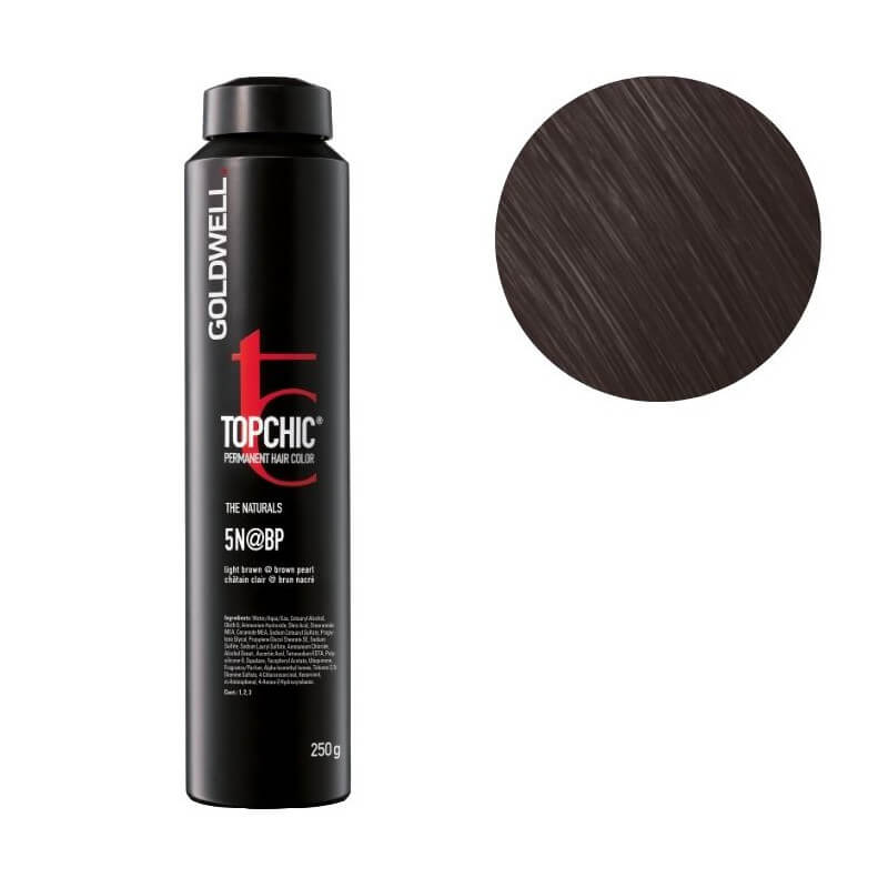 Coloração Topchic 5n@bp castanho claro@marrom pérola Goldwell 250ml