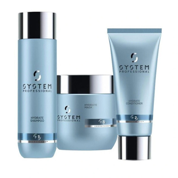 Hydrate System Professional hydration routine with FREE shampoo