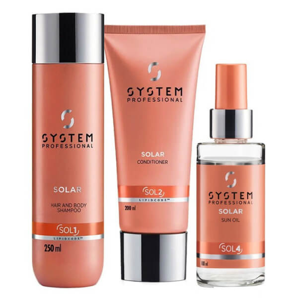 Rutina Solar System Professional con shampoo GRATIS