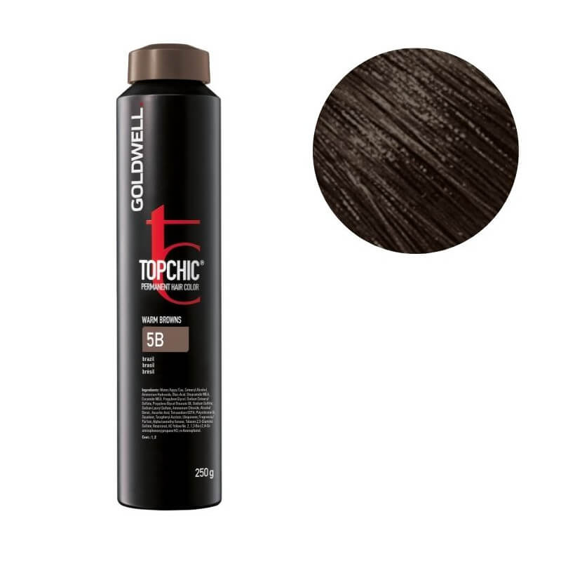 Coloração Topchic 5b castanho claro bege Goldwell 250ml