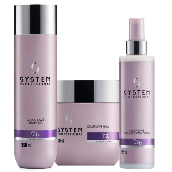 Color Save System Professional routine with FREE shampoo