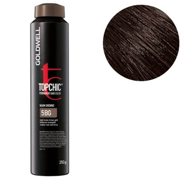 Coloración Topchic 5bp castaño claro perlado Goldwell 250ml