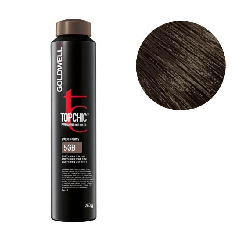 Kleuring Topchic 5gb lichtbruin goudblond Goldwell 250 ml