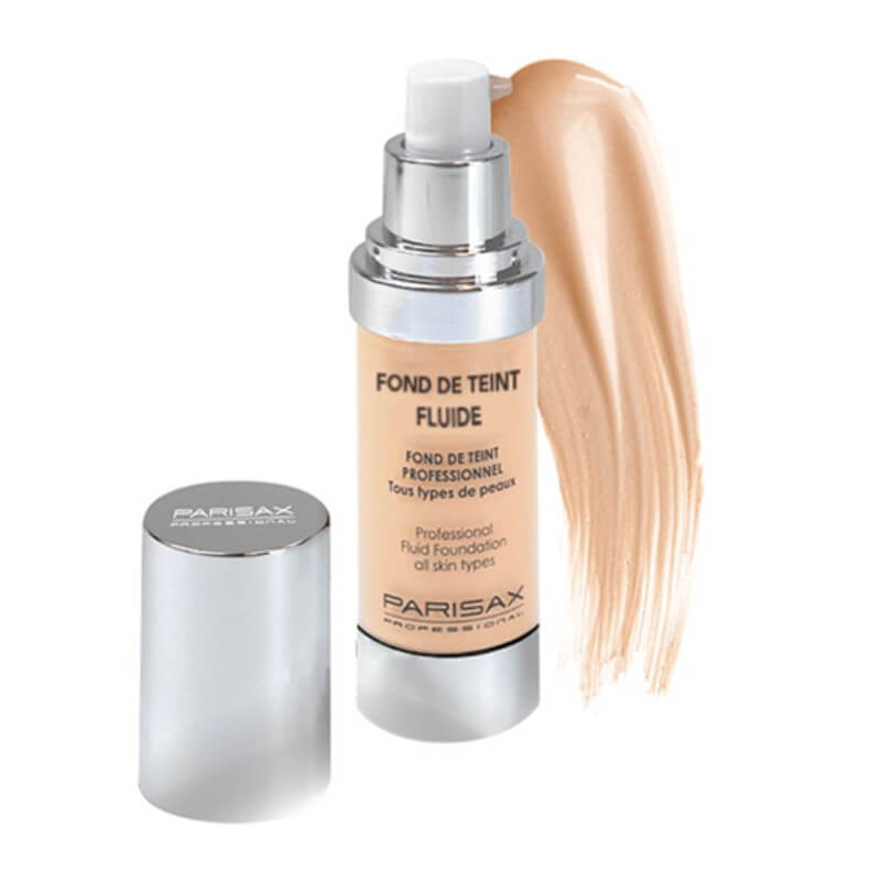 Base de maquilhagem fluída porcelana Parisax