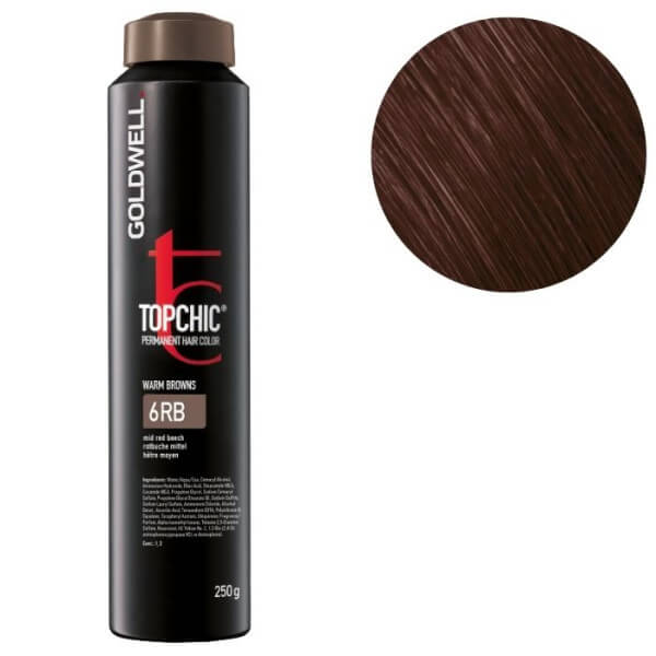 Kleuring Topchic 6rb middelhout Goldwell 250ml Kleuring Topchic 6rb middelhout Goldwell 250ml