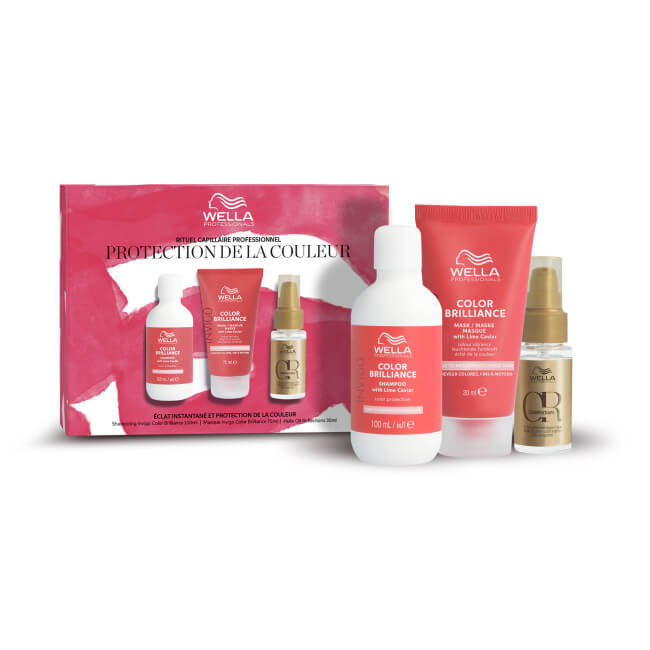 Coffret para Cabelos Coloridos e Finos a Médios Invigo Color Brilliance Wella Professionals