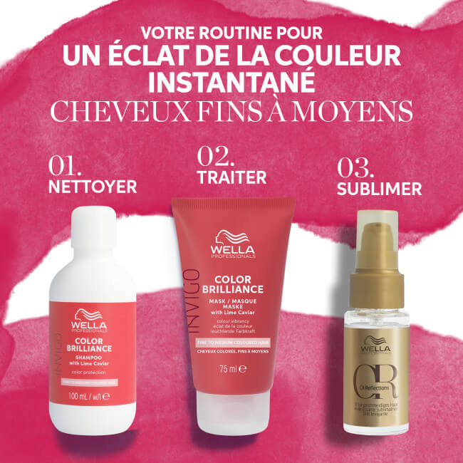 Coffret para Cabelos Coloridos e Finos a Médios Invigo Color Brilliance Wella Professionals