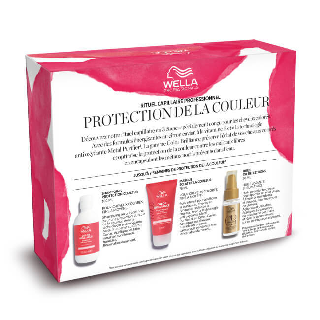 Coffret para Cabelos Coloridos e Finos a Médios Invigo Color Brilliance Wella Professionals