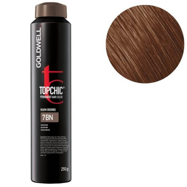 Coloración Topchic 7bn rubio medio beige Goldwell 250ml