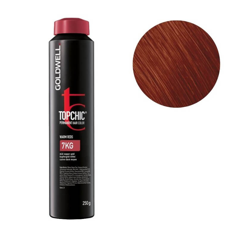 Coloration Topchic 7kg blond moyen cuivré doré Goldwell 250ml Coloration Topchic 7kg blond moyen cuivré doré Goldwell 250ml