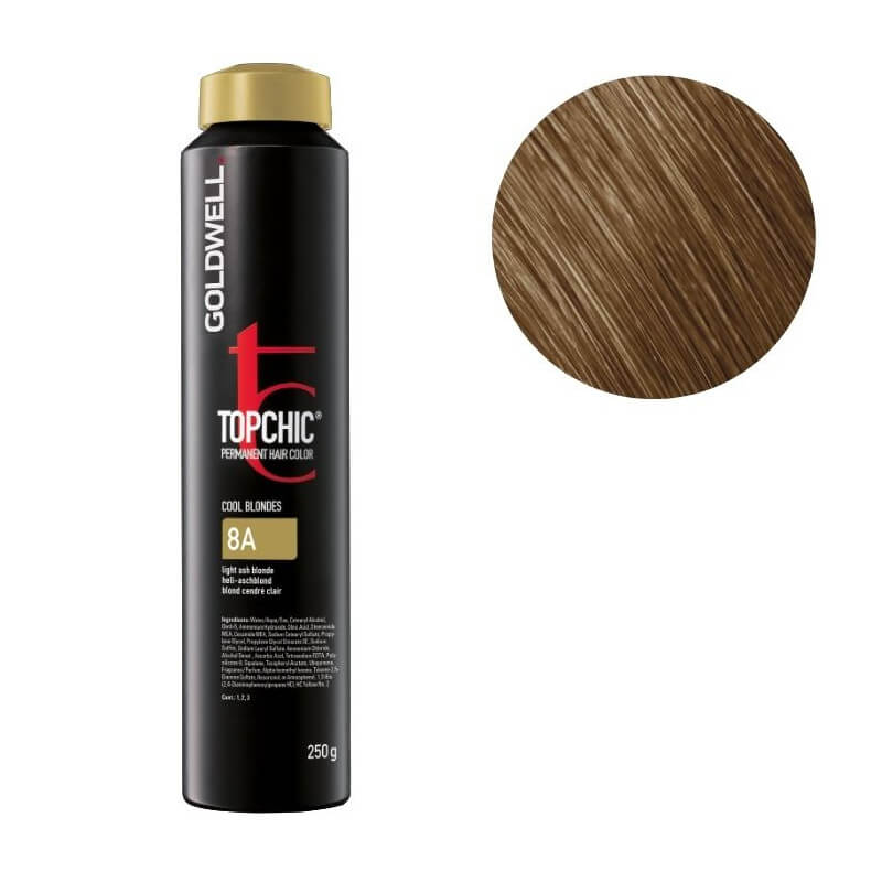 Coloração Topchic 8a loiro claro acinzentado Goldwell 250ml