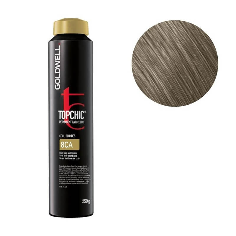Coloração Topchic 8ca loiro claro frio acinzentado Goldwell 250ml