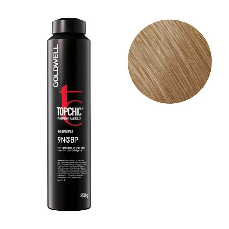 Coloration Topchic 9n@bp sehr helles blond perlbeige Goldwell 250ml