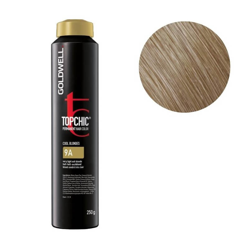 Kleuring Topchic 9a zeer licht asblond Goldwell 250 ml