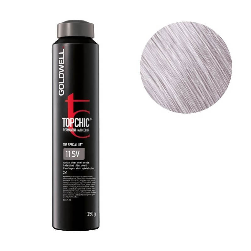 Kleuring Topchic 11sv speciaal lichtblond zilver violet Goldwell 250ml