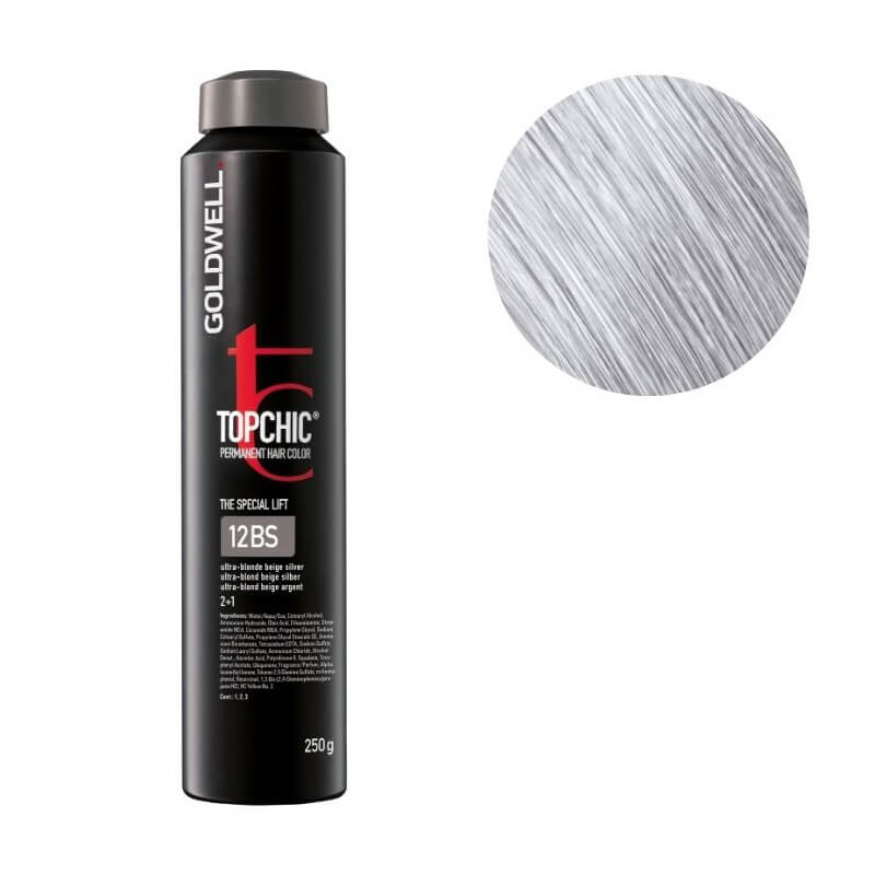 Kleuring Topchic 12bs ultra blond beige zilver Goldwell 250 ml