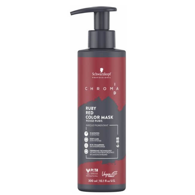 Máscara pigmentada nutritiva 6-88 Chroma ID SCHWARZKOPF 300ML