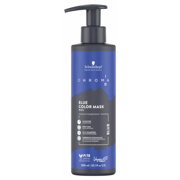 Voedend gekleurd masker Blauw Chroma ID SCHWARZKOPF 300ML. Voedend gekleurd masker Blauw Chroma ID SCHWARZKOPF 300ML.