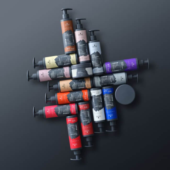 Voedend gekleurd masker Blauw Chroma ID SCHWARZKOPF 300ML.