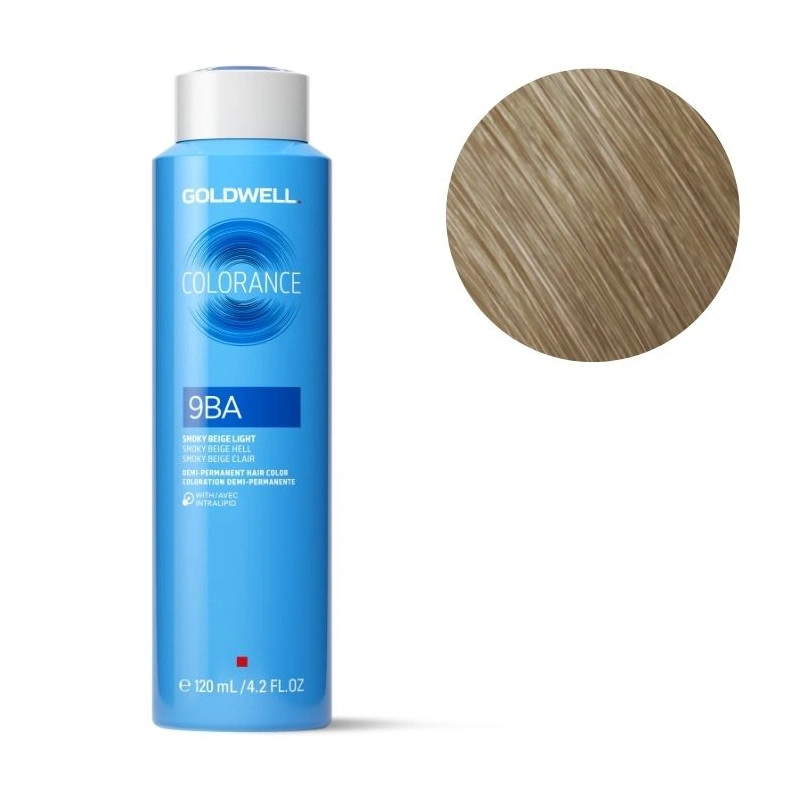 Coloration Colorance 9ba col blond très clair beige cendré Goldwell 120ml