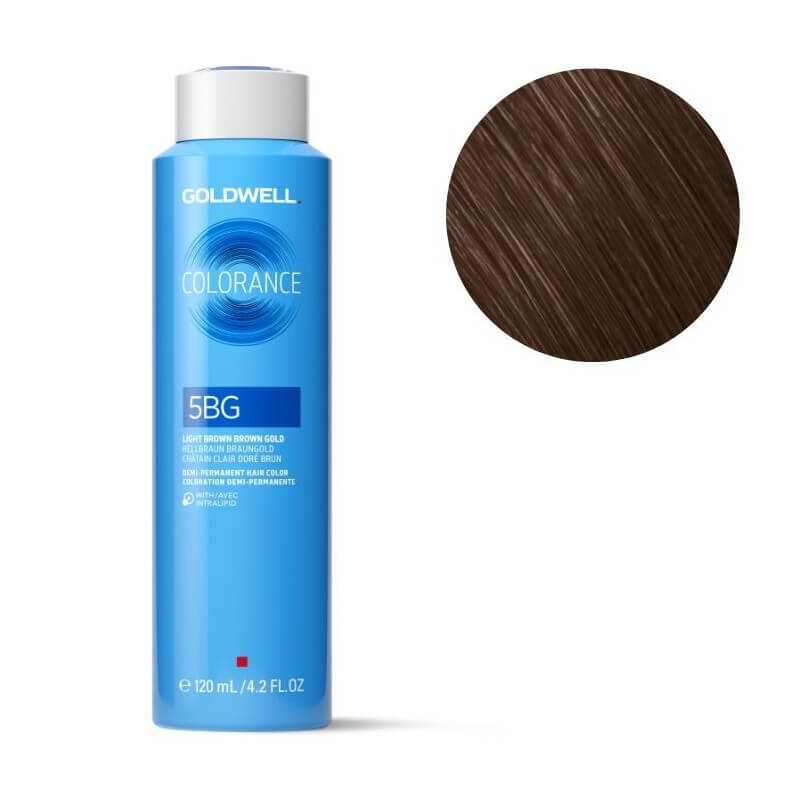 Kleuring Colorance 5bg in de kleur beige goudbruin Goldwell 120 ml