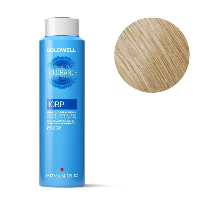 Kleuring Colorance 10bp in extra licht beige parelblond Goldwell 120ml