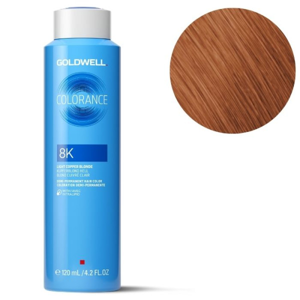 Coloration Colorance 8k Hellblond Kupfer Goldwell 120ml