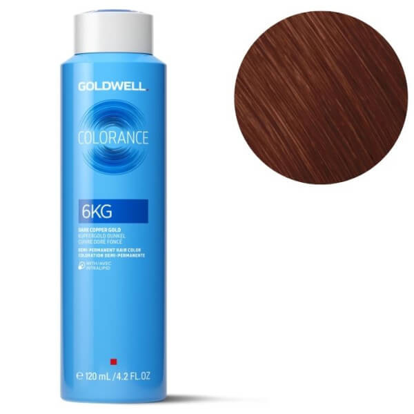 Kleuring Colorance 6kg donkerblond koper goud Goldwell 120ml Kleuring Colorance 6kg donkerblond koper goud Goldwell 120ml