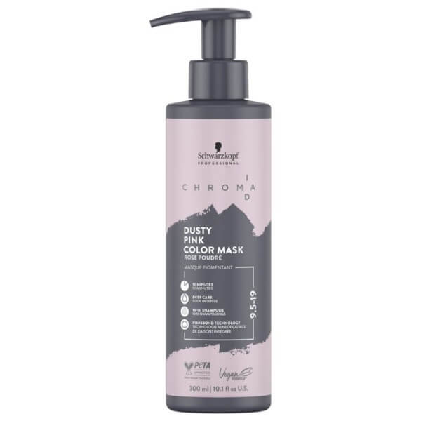 Máscara nutritiva pigmentada rosa em pó Chroma ID SCHWARZKOPF 300ML. Máscara nutritiva pigmentada rosa em pó Chroma ID SCHWARZKOPF 300ML.