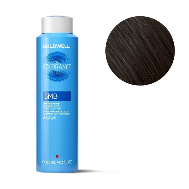 Kleurbehandeling Colorance 5mb donker jadegroen kastanjebruin Goldwell 120 ml