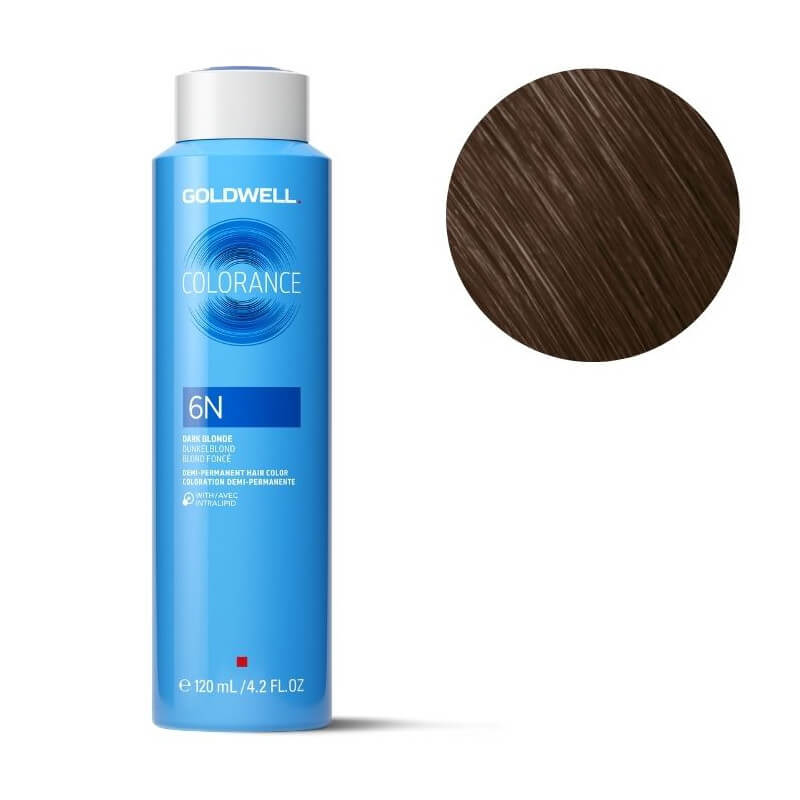 Kleuring Colorance 6n donkerblond Goldwell 120ml